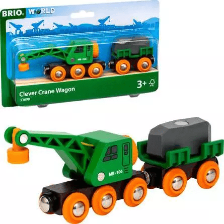 Brio Clever Crane Wagon-Vehicles & Construction-Tools 4 Teaching-Classroom Decor and More
