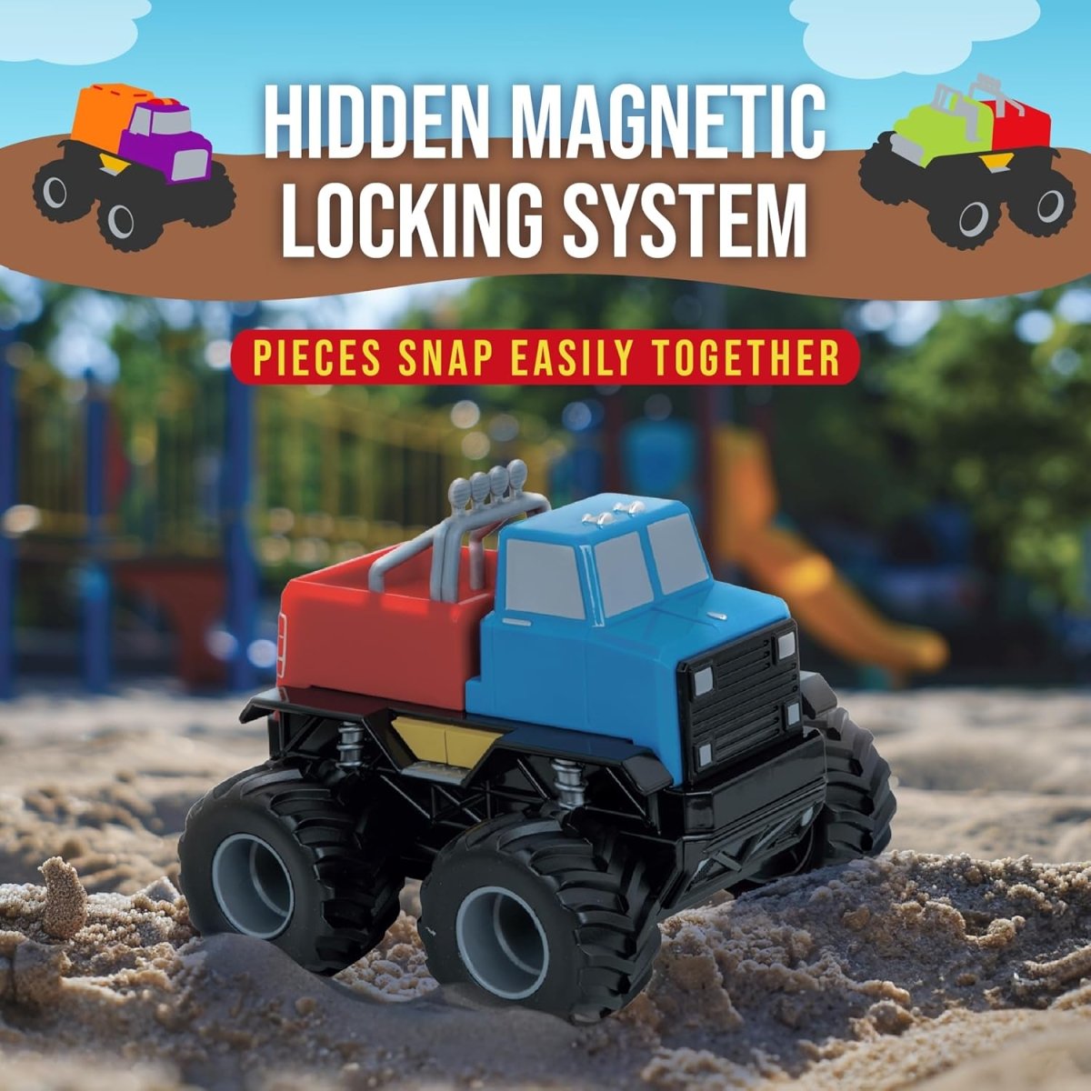 Magnetic Monster Build-A-Truck – Tools 4 Teaching