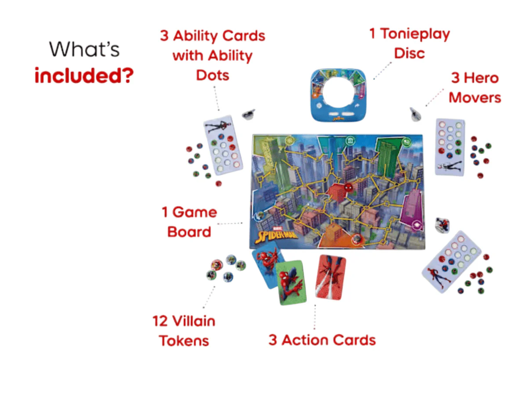 tonies® ToniePLAY® MARVEL: Spider-Man Neighborhood Hero Game