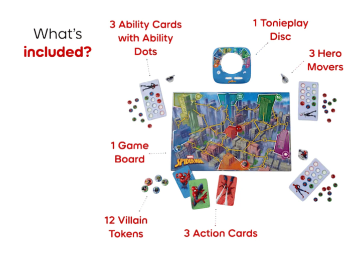 tonies® ToniePLAY® MARVEL: Spider-Man Neighborhood Hero Game