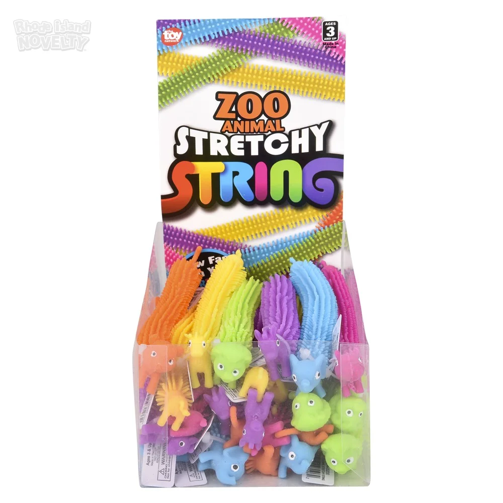 7.5" Zoo Animal Stretchy String (Assorted Item / 1 Unit Per Sale)