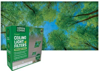 Forest Calming Covers Ceiling Light Filters - Tools 4 Teaching