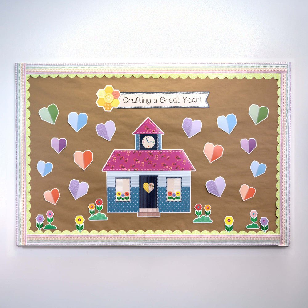 Crafty And Cool Crafting A Great Year Bulletin Board Set-Bulletin Board Sets-Tools 4 Teaching-Classroom Decor and More