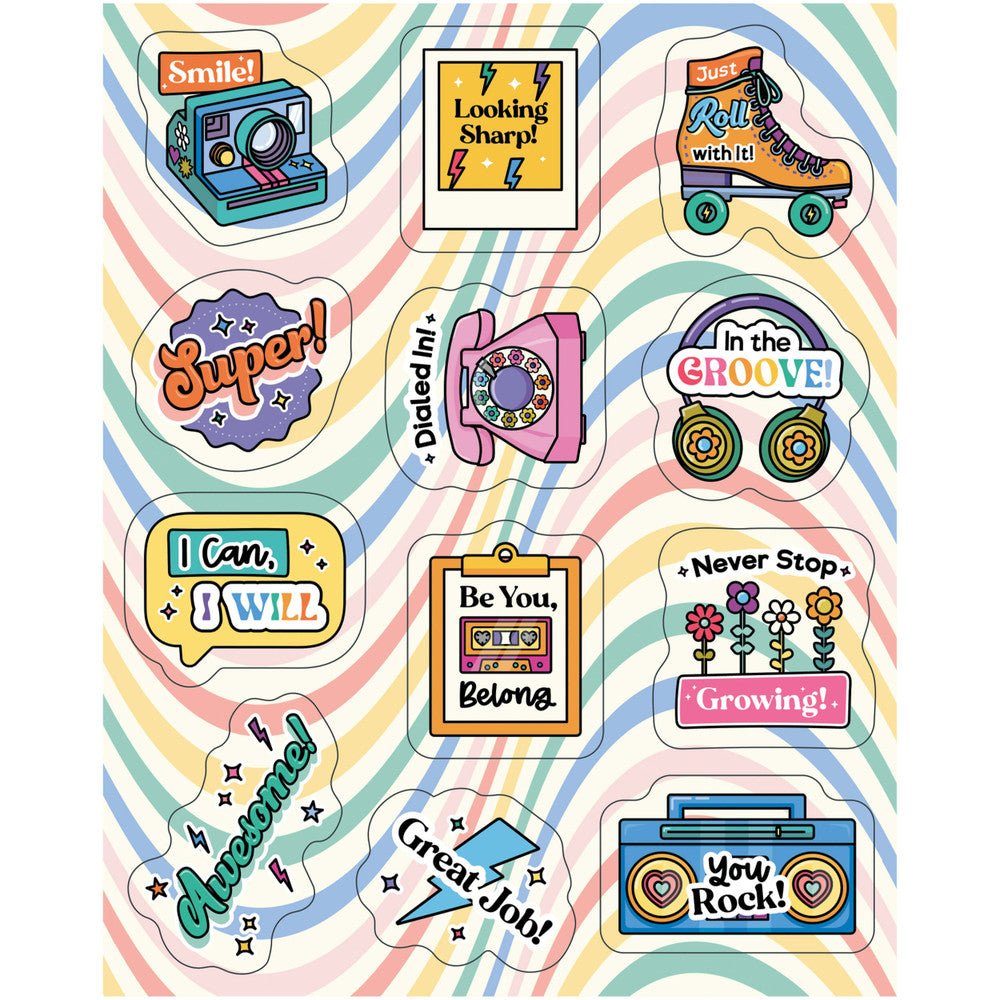 Retro Remix Stickers-Stickers-Tools 4 Teaching-Classroom Decor and More