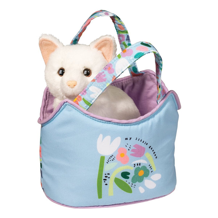 My Little Garden Sassy Sak with White Cat-Stuffed Animals &amp; Plush-Tools 4 Teaching-Classroom Decor and More