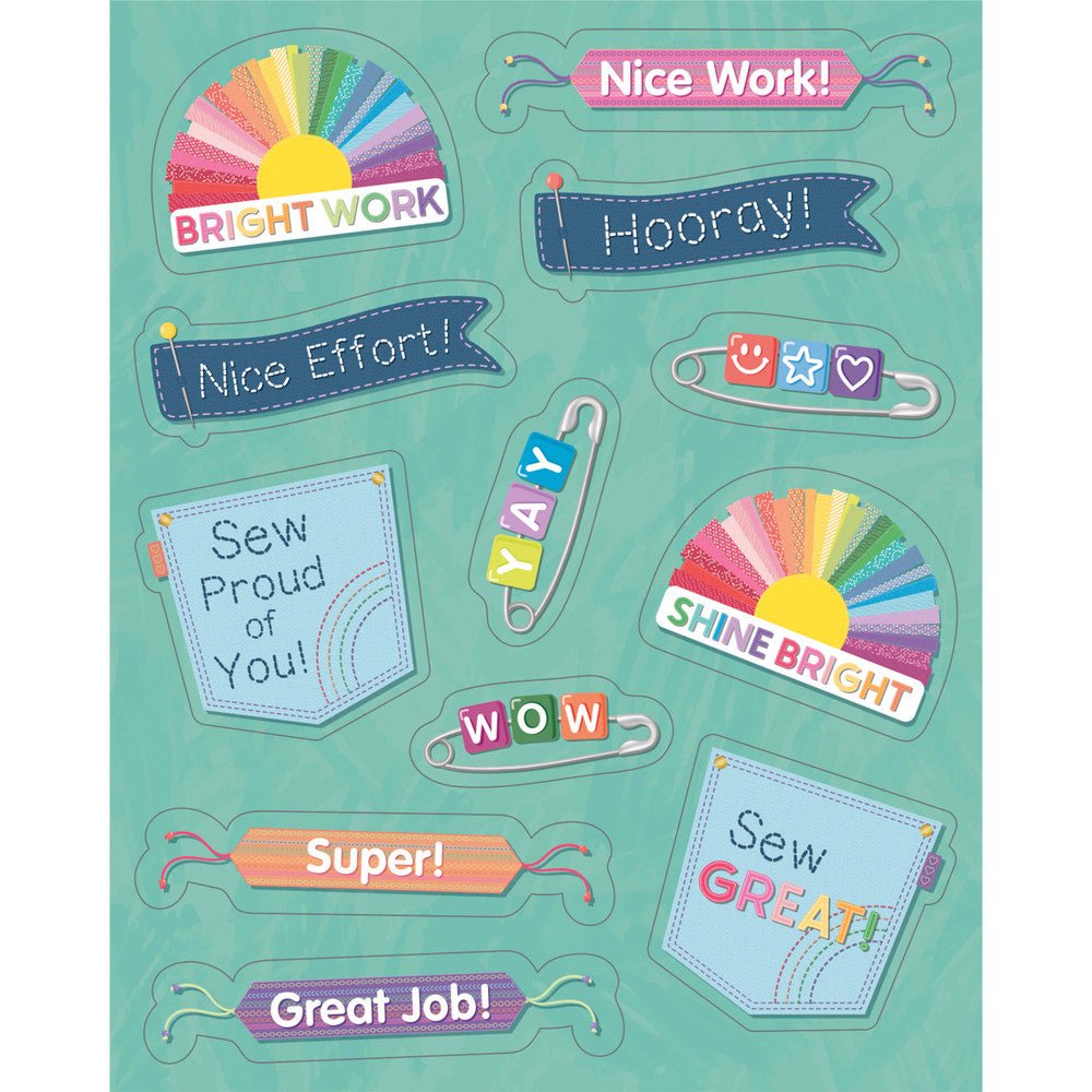 Crafty And Cool Stickers-Stickers-Tools 4 Teaching-Classroom Decor and More