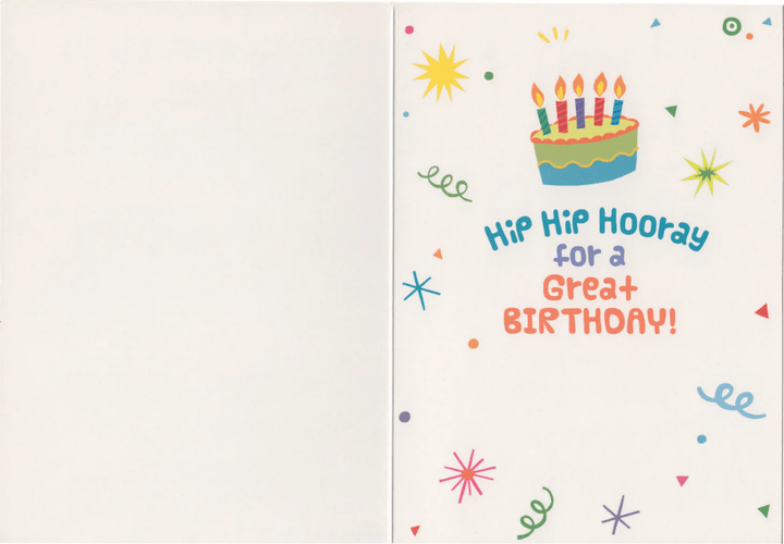 Age 5 Lettering Foil Card-Birthday-Tools 4 Teaching-Classroom Decor and More