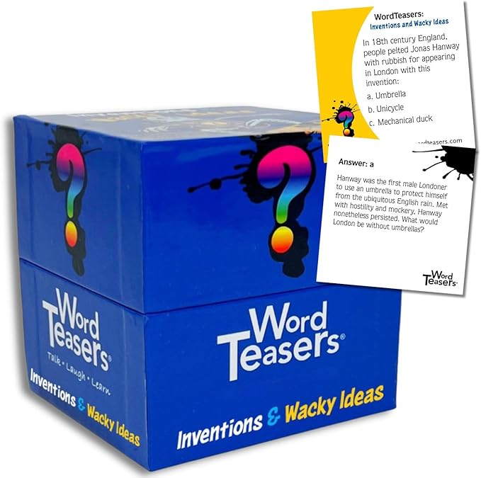 Word Teasers- Inventions and Wacky Ideas-Games-Tools 4 Teaching-Classroom Decor and More