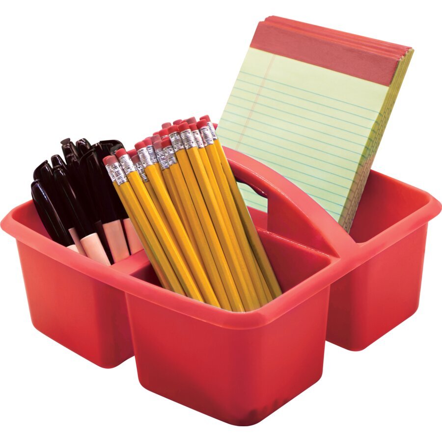 Plastic Storage Caddy - Red - Tools 4 Teaching