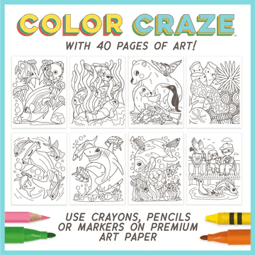 Color Craze Ocean-Activity Pads-Tools 4 Teaching-Classroom Decor and More