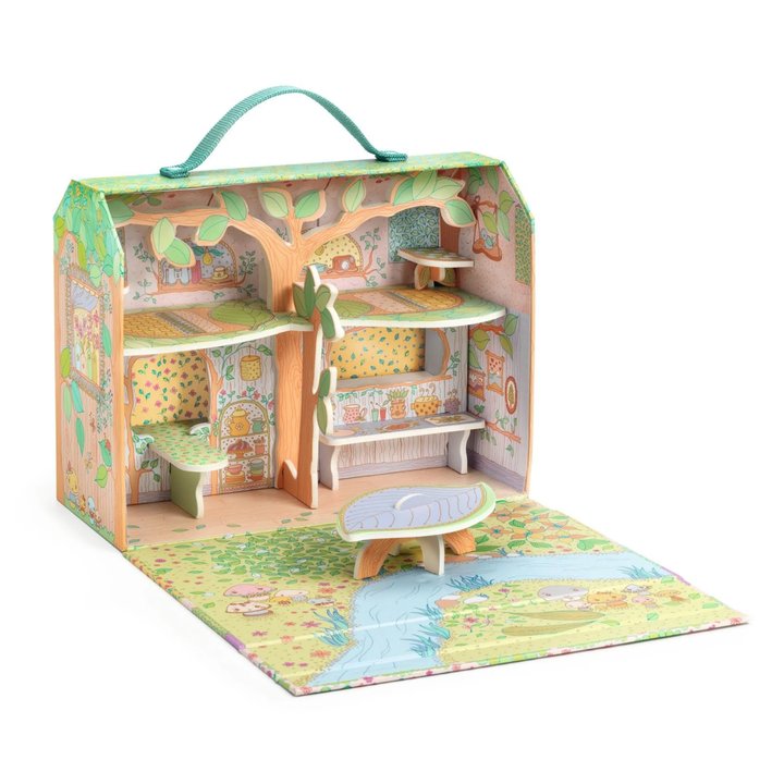 Sylvia and Fox's House in the Forest-Dolls-Tools 4 Teaching-Classroom Decor and More