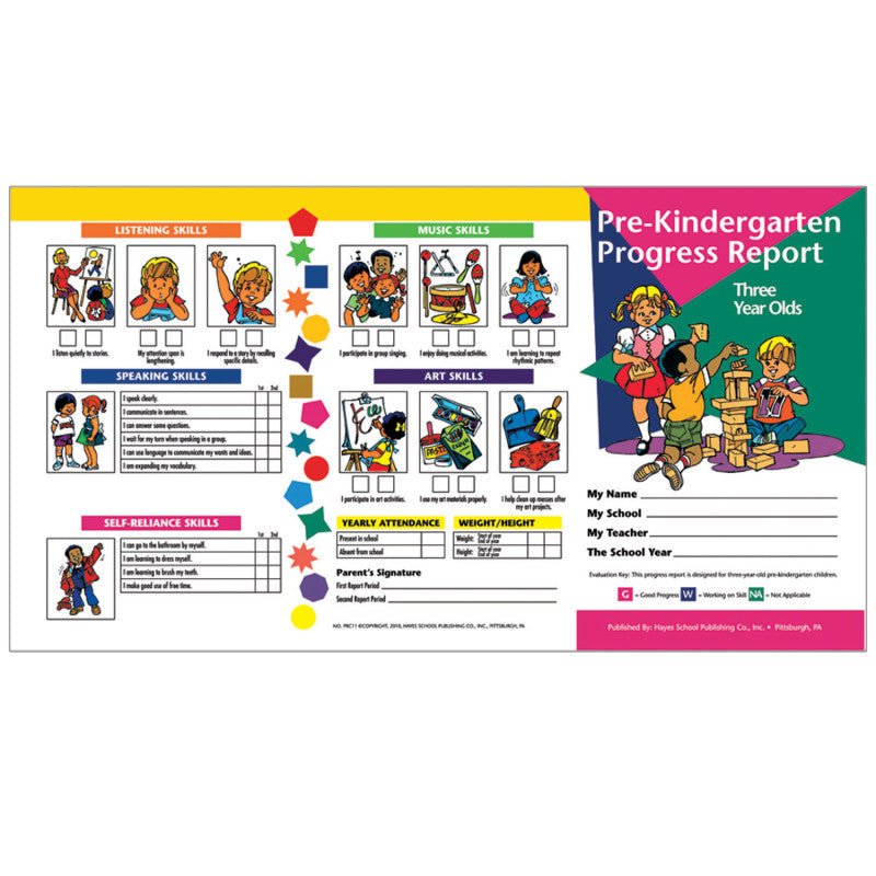 Progress Reports Three Year Olds-Classroom Essentials-Tools 4 Teaching-Classroom Decor and More