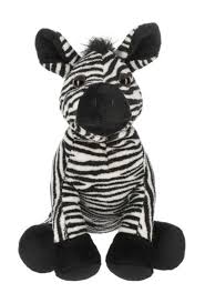 8.5" Webkinz Zebra Plush-Tools 4 Teaching-Classroom Decor and More