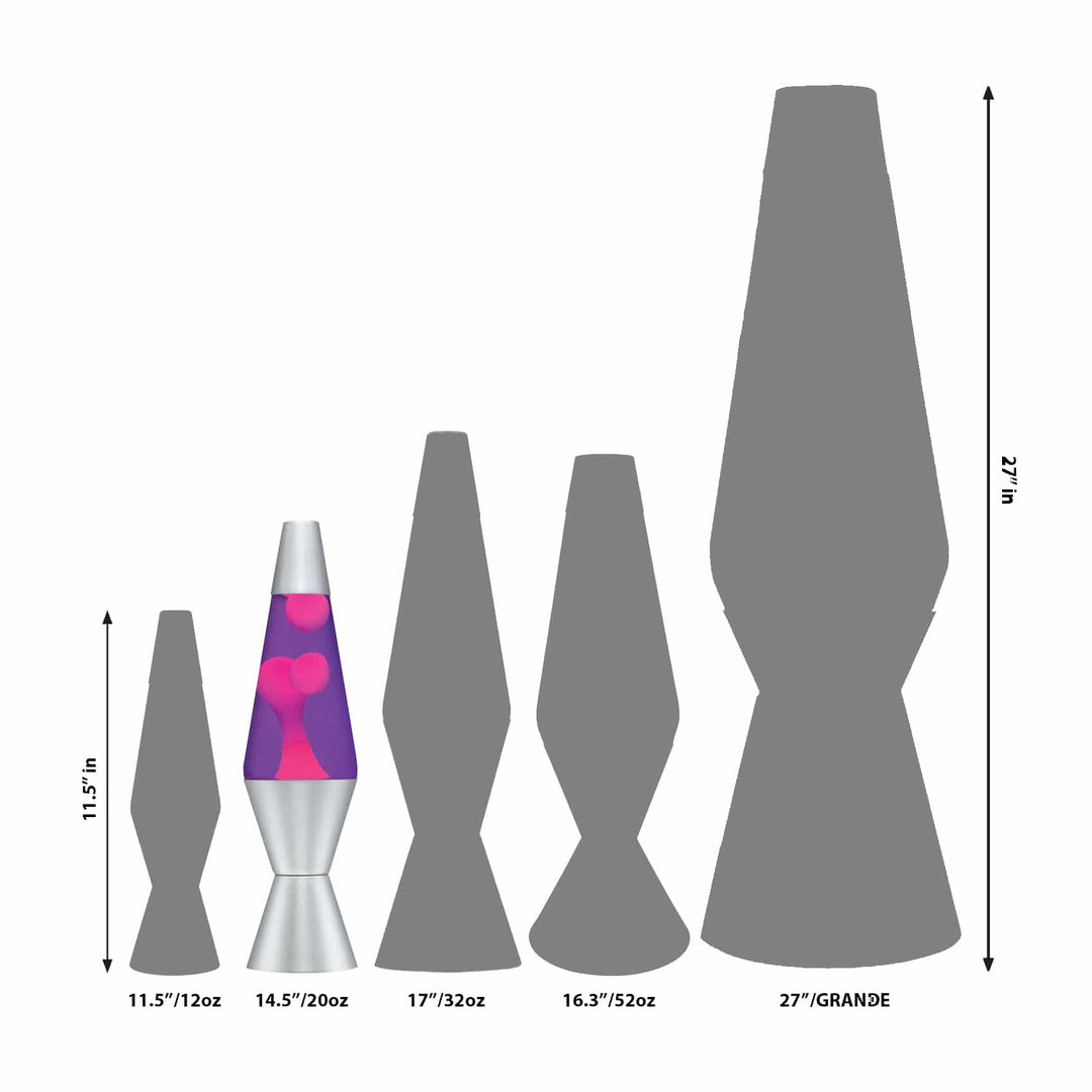 14.5" LAVA® Lamp - Pink/Purple/Silver - Tools 4 Teaching