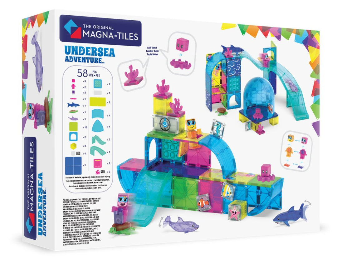 MAGNA-TILES® Undersea Adventure 58 Piece Set - Tools 4 Teaching
