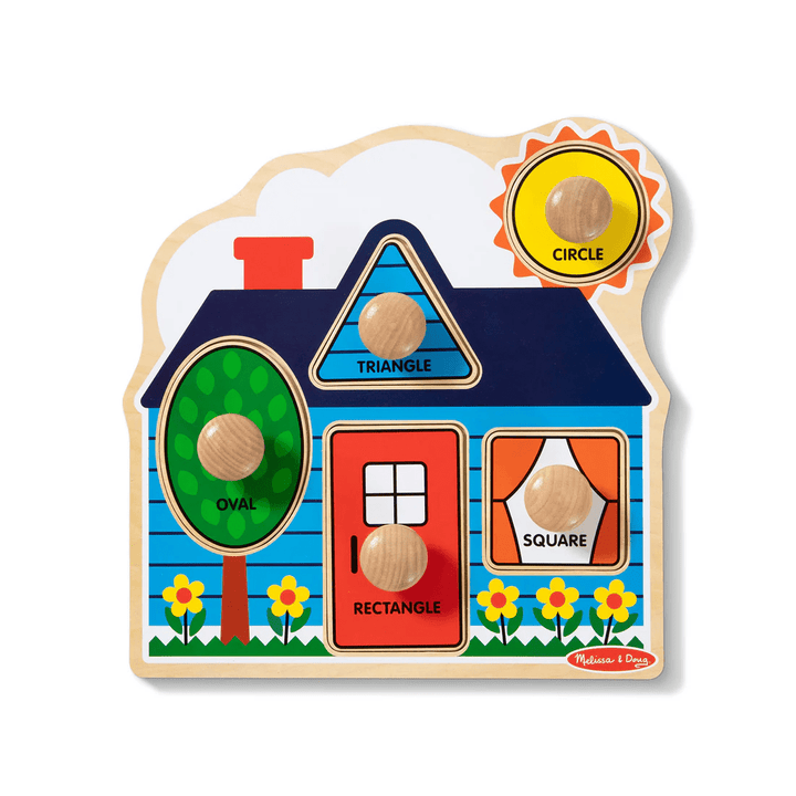First Shapes Jumbo Knob Wooden Puzzle - Tools 4 Teaching