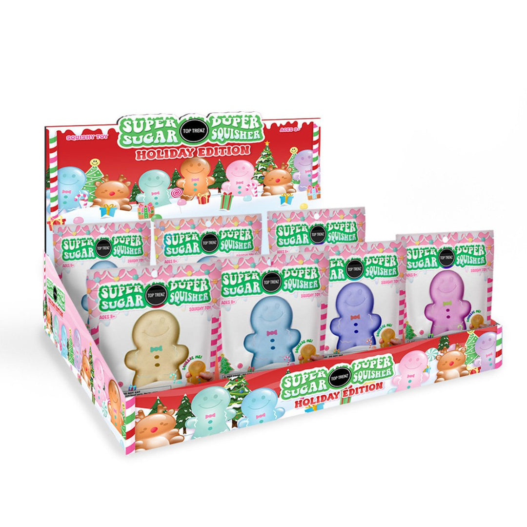 Super Duper Sugar Suisher - Gingerbread Man (Assorted Colors)-Fidgets-Tools 4 Teaching-Classroom Decor and More