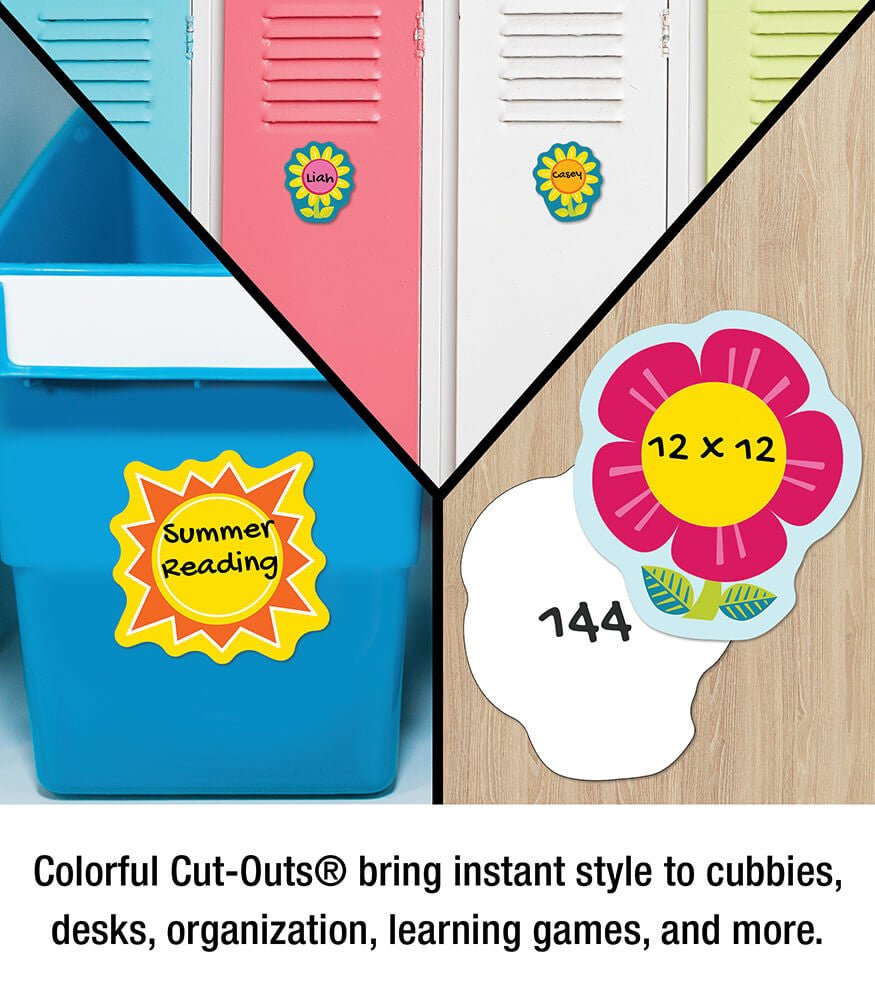 Spring Mix Mini Cutouts - Tools 4 Teaching