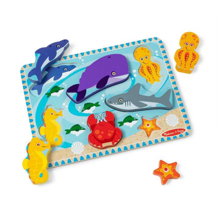 Chunky Puzzle Sea Creatures-Puzzles-Tools 4 Teaching-Classroom Decor and More