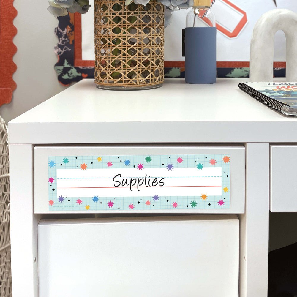 Retro Remix Nameplate-Nameplates & Name Tags-Tools 4 Teaching-Classroom Decor and More