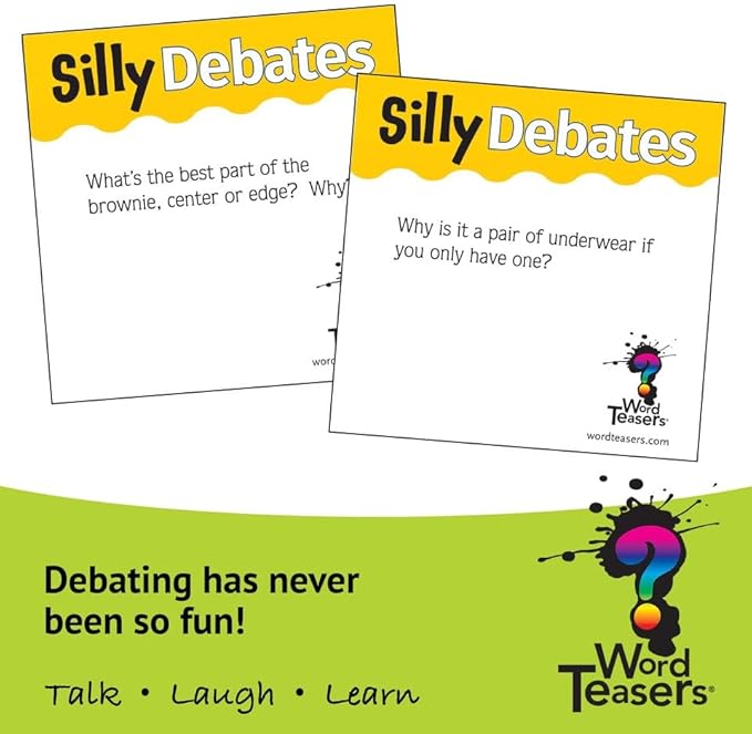WordTeasers®: Silly Debates-Games-Tools 4 Teaching-Classroom Decor and More