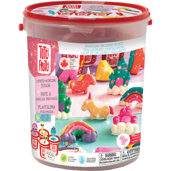 Tutti Frutti Sparkling Unicorns Bucket-Arts & Crafts-Tools 4 Teaching-Classroom Decor and More
