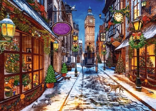 Christmastime 1000 pc puzzle-Tools 4 Teaching-Classroom Decor and More