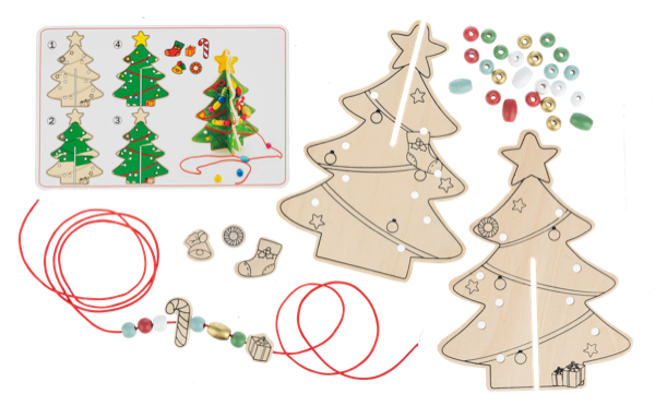 Wooden 6.5" DIY Christmas Tree