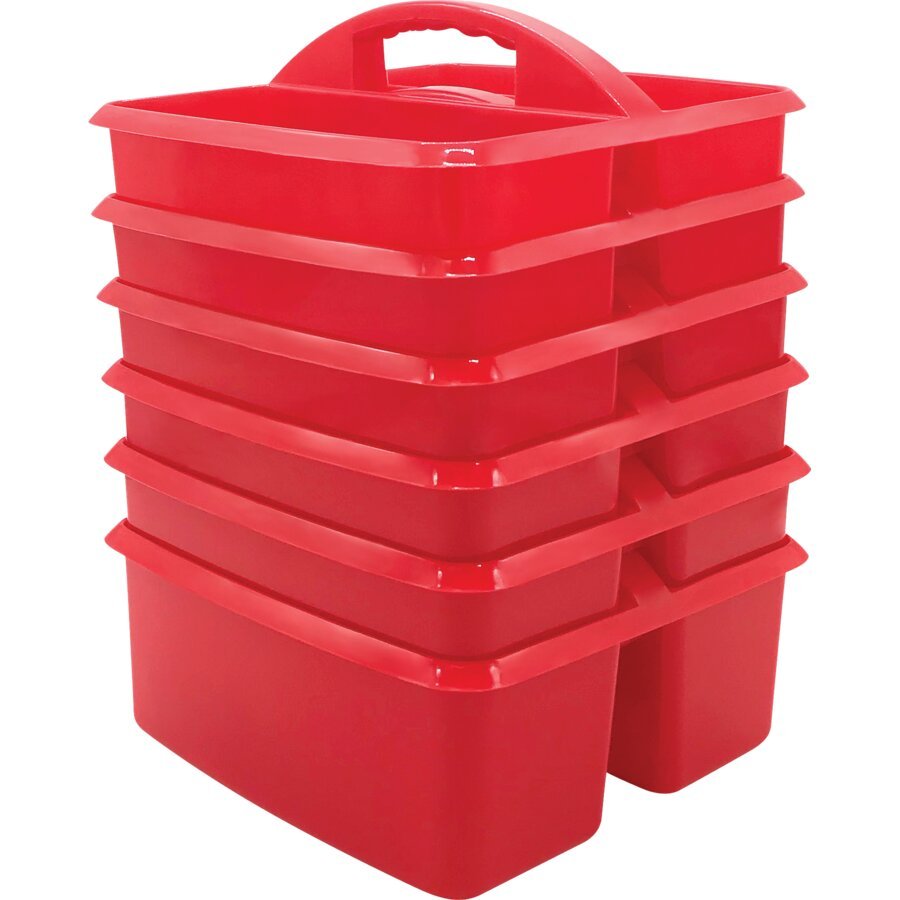 Plastic Storage Caddy - Red - Tools 4 Teaching