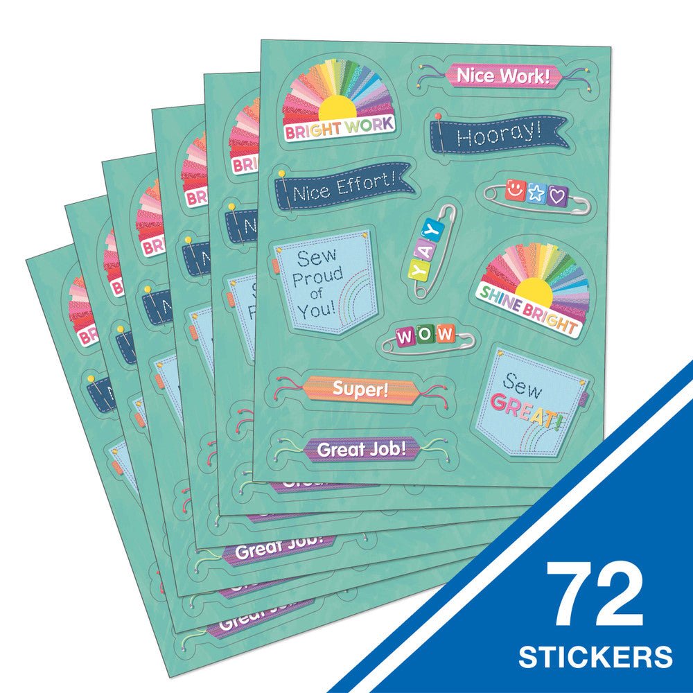 Crafty And Cool Stickers-Stickers-Tools 4 Teaching-Classroom Decor and More