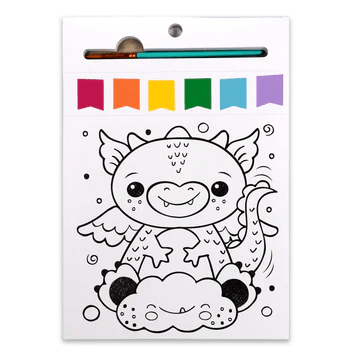 Paint Pages Magical Creatures-Activity Pads-Tools 4 Teaching-Classroom Decor and More