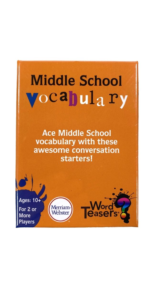 WordTeasers®: Middle School Vocabulary-Games-Tools 4 Teaching-Classroom Decor and More