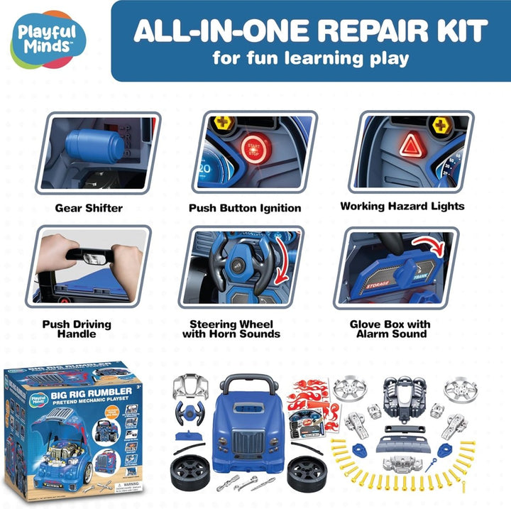 Big Rig Pretend Mechanic Playset-Vehicles & Construction-Tools 4 Teaching-Classroom Decor and More