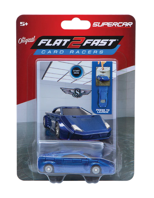 Flat 2 Fast Supercar: Apex Blue