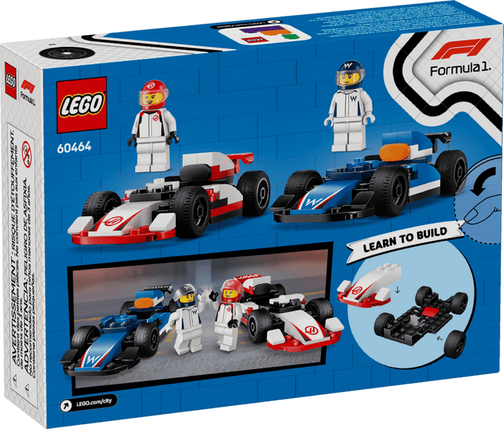 LEGO® City F1® Williams Racing &amp; Haas F1® Race Cars - Tools 4 Teaching