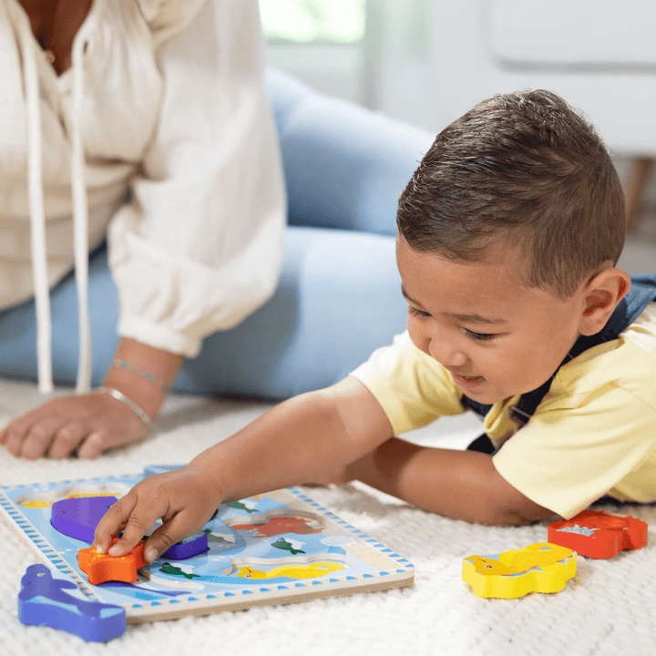 Chunky Puzzle Sea Creatures-Puzzles-Tools 4 Teaching-Classroom Decor and More