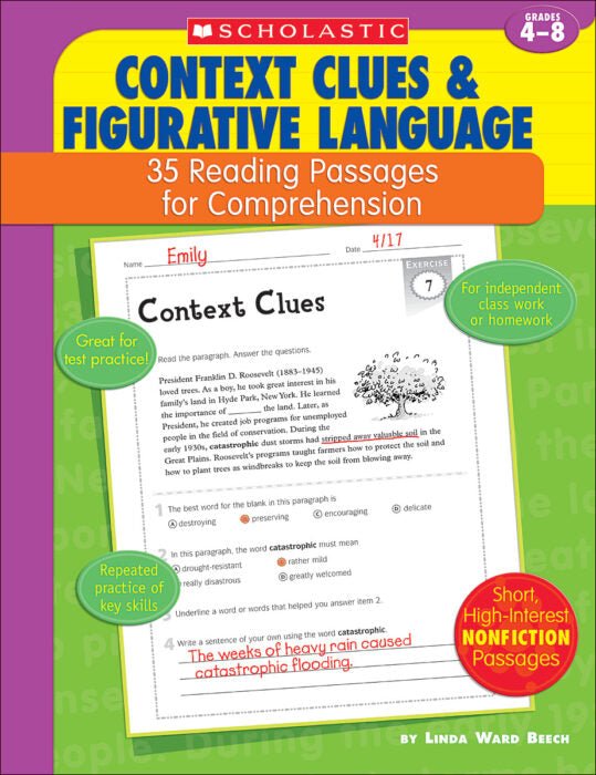 35 Reading Passages for Comprehension Context Clues & Figurative Language-Subjects - Reading - Reading Books-Tools 4 Teaching-Classroom Decor and More