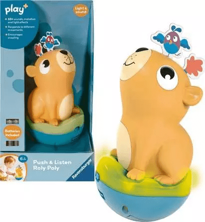 Push and Listen Roly Poly: Capybara-Baby & Toddler-Tools 4 Teaching-Classroom Decor and More