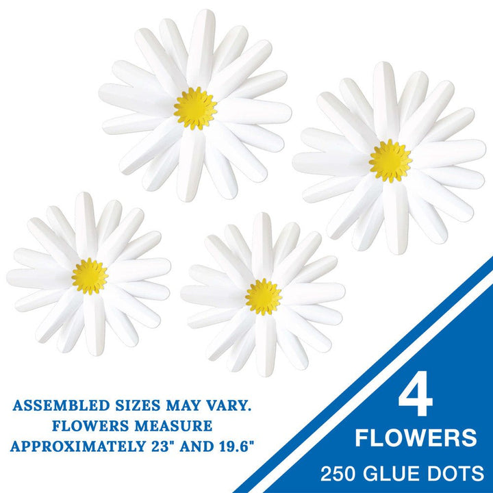 Retro Remix Jumbo 3D Flowers-Accents-Tools 4 Teaching-Classroom Decor and More