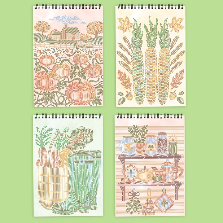 Lifelines® FlowArt® - Trace-by-Line™ | Fall Harvest