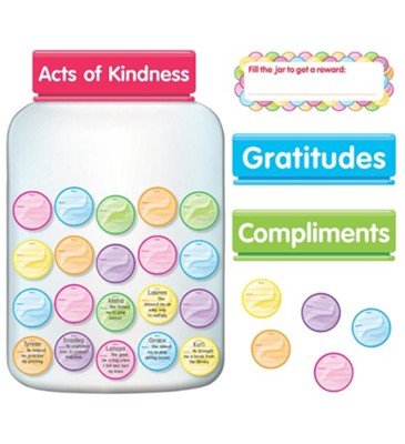 *Kindness & Gratitude Jar Bulletin Board-Bulletin Board Sets-Tools 4 Teaching-Classroom Decor and More