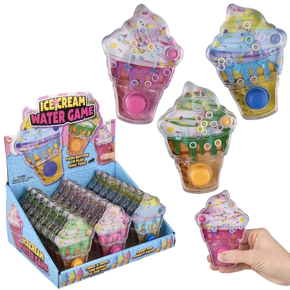 Ice Cream Water Game 4.5" (Assorted)-Fidgets-Tools 4 Teaching-Classroom Decor and More