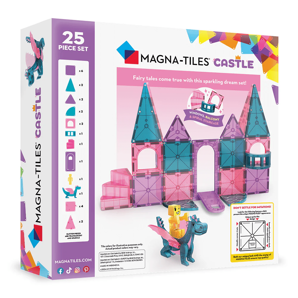 MAGNA TILES Castle 25 piece set-Magnatiles-Tools 4 Teaching-Classroom Decor and More