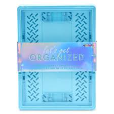 Foldable Storage Crate Large Blue-Organization-Tools 4 Teaching-Classroom Decor and More