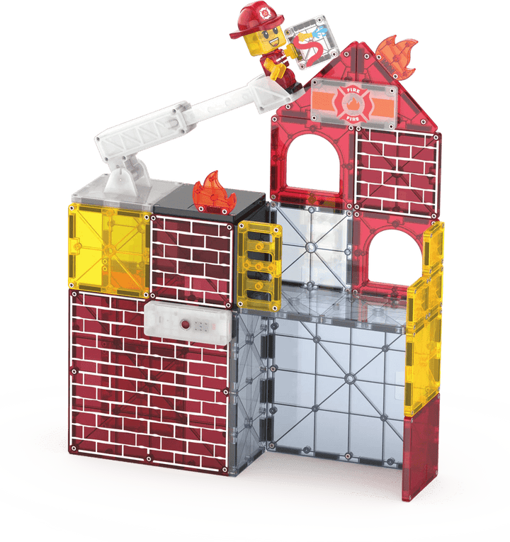 MagnaTiles- Fire Station-Magnatiles-Tools 4 Teaching-Classroom Decor and More