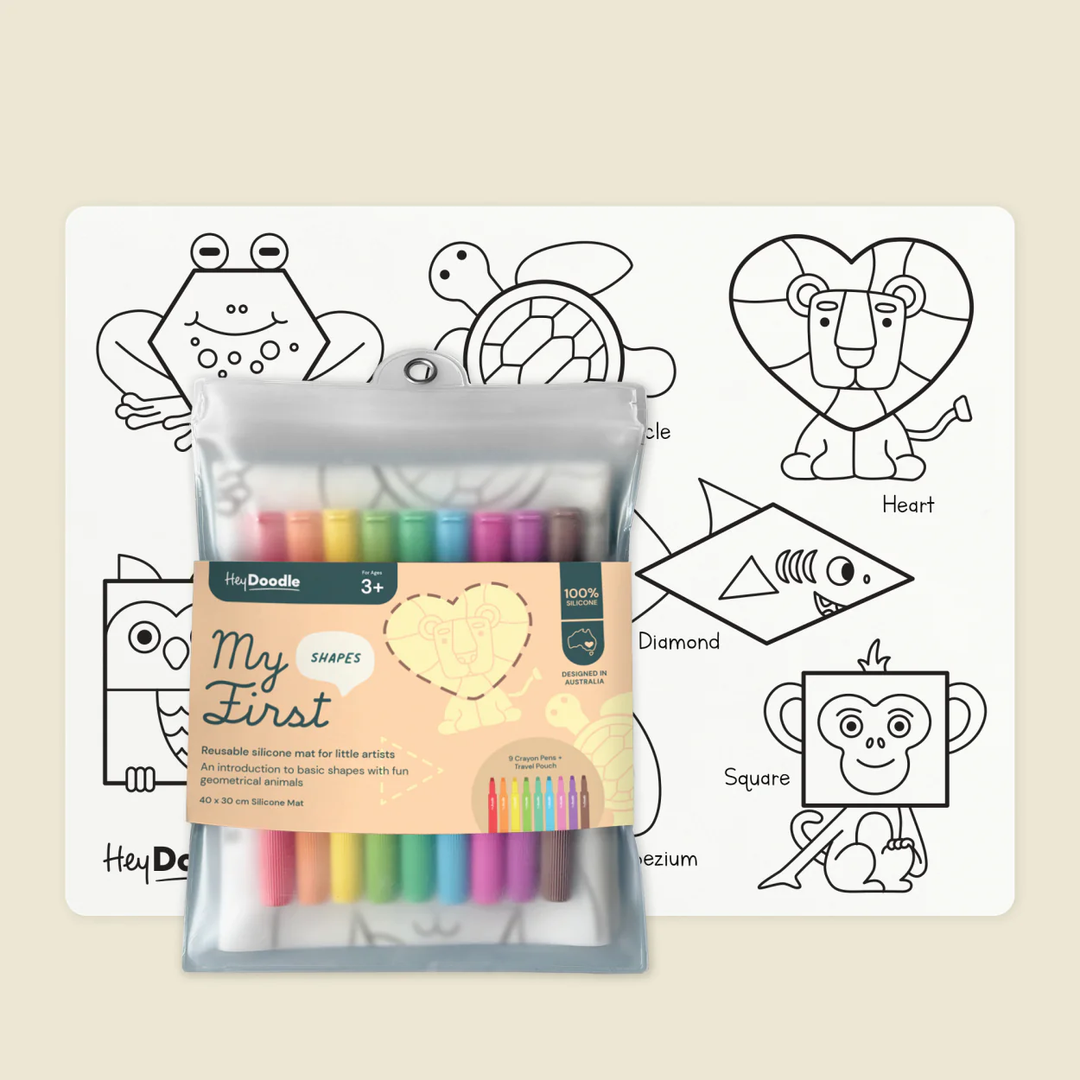 My First Shapes Coloring &amp; Doodling Mat