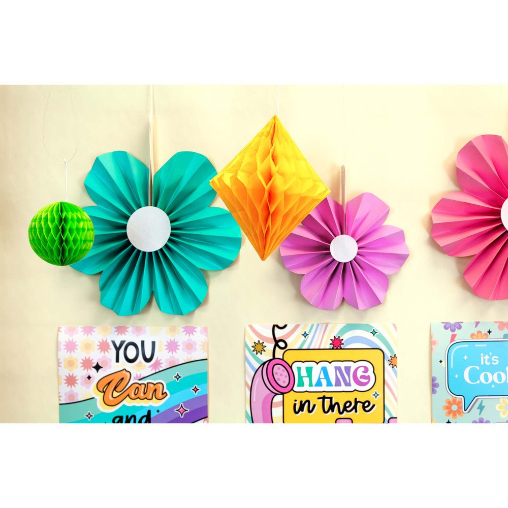 Retro Remix Flowers and Twinkles-Lanterns-Tools 4 Teaching-Classroom Decor and More