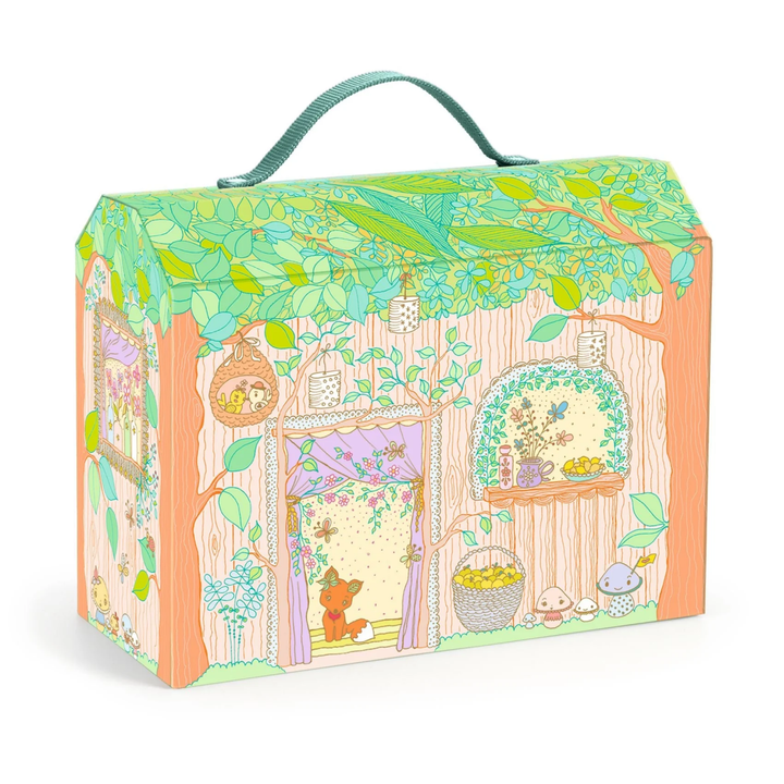Sylvia and Fox's House in the Forest-Dolls-Tools 4 Teaching-Classroom Decor and More