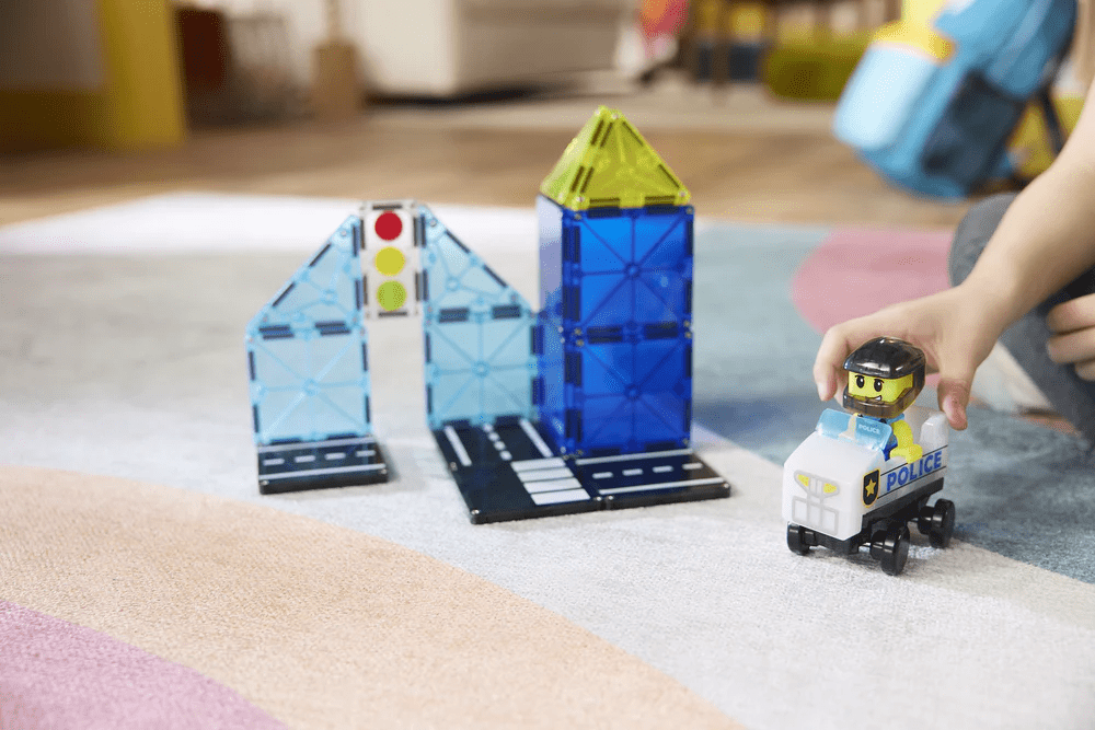 MagnaTiles- Police Patrol-Magnatiles-Tools 4 Teaching-Classroom Decor and More