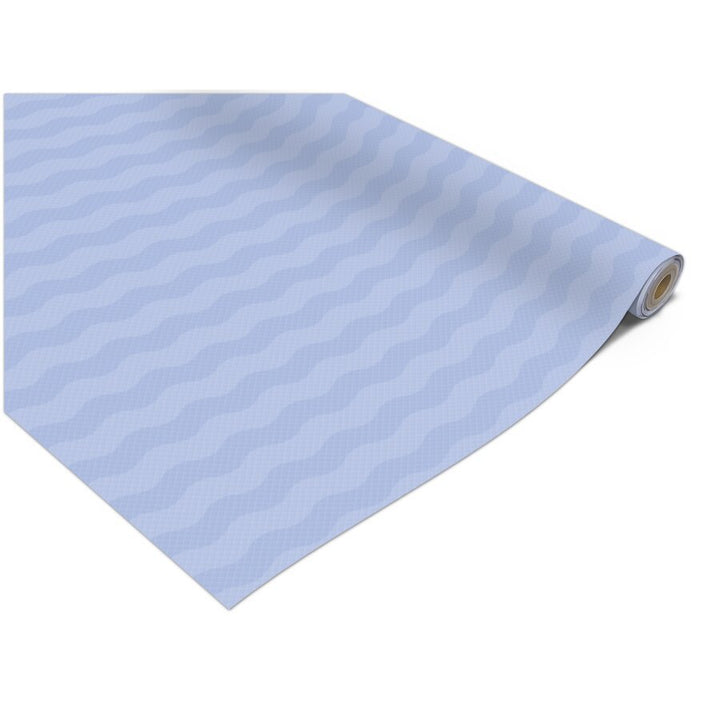 Better Than Paper® Bulletin Board Roll: Blue Scallops-Bulletin Board Paper - Better Than Paper-Tools 4 Teaching-Classroom Decor and More